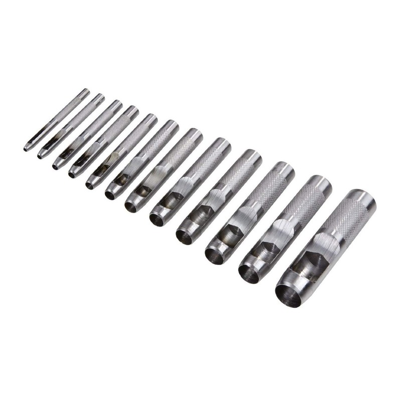 Weddecor 3mm Hollow Leather Hole Punch Heavy Duty Solid Steel