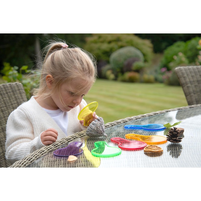 TickiT 73109 Translucent Colour Mixing Paddles - 6 Colours, Primary