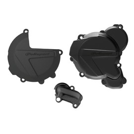 Polisport Engine Covers Protection Kit KTM EXC/XC-W 250/300 (2017-22). OEM Quality with Superior Fit, Flexibility, and Durability
