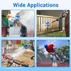 EZALOR Dual Turbo Nozzle Pressure Washer, 360°Rotating Turbo Nozzle with