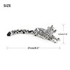 QINGMIAO 8.3 Inch 3D Printed Animals Snow Leopard Realistic, 3D