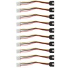 10 Pcs SATA Cables Big 4Pin to 15Pin IDESATA Power