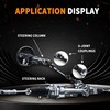 Ovabeyna 3/4" -48 Spline X 3/4" DD Black Steering Universal