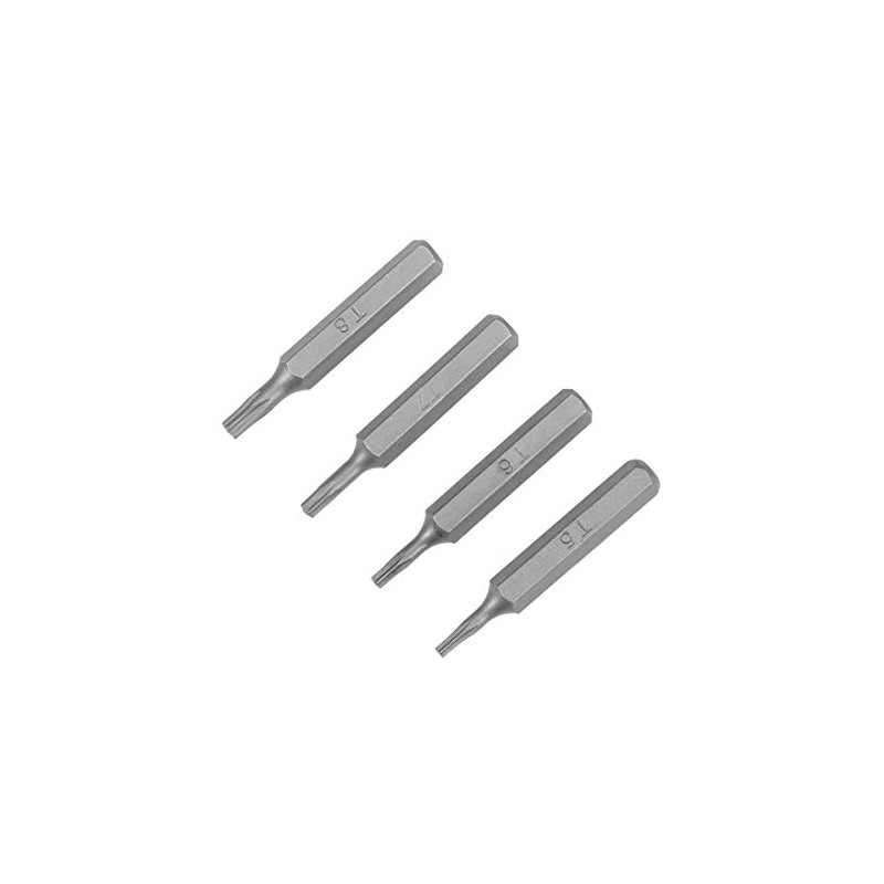 uxcell Torx Bits Set 4pcs 5/32 Inch Hex Shank T5