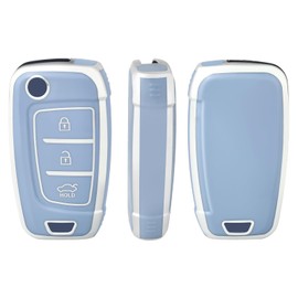 OFFCURVE Key Case Car Key Cover Key Case Protective Cover for Hyundai i30 i30n i35 i40 ix35 NX4 Solaris Elantra Tucson Kona Azera Sonata Genesis Santa Fe Verna Accent