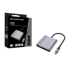 CONCEPTRONIC DONN13G 4-in-1 USB 3.2 Gen 1 Docking Station