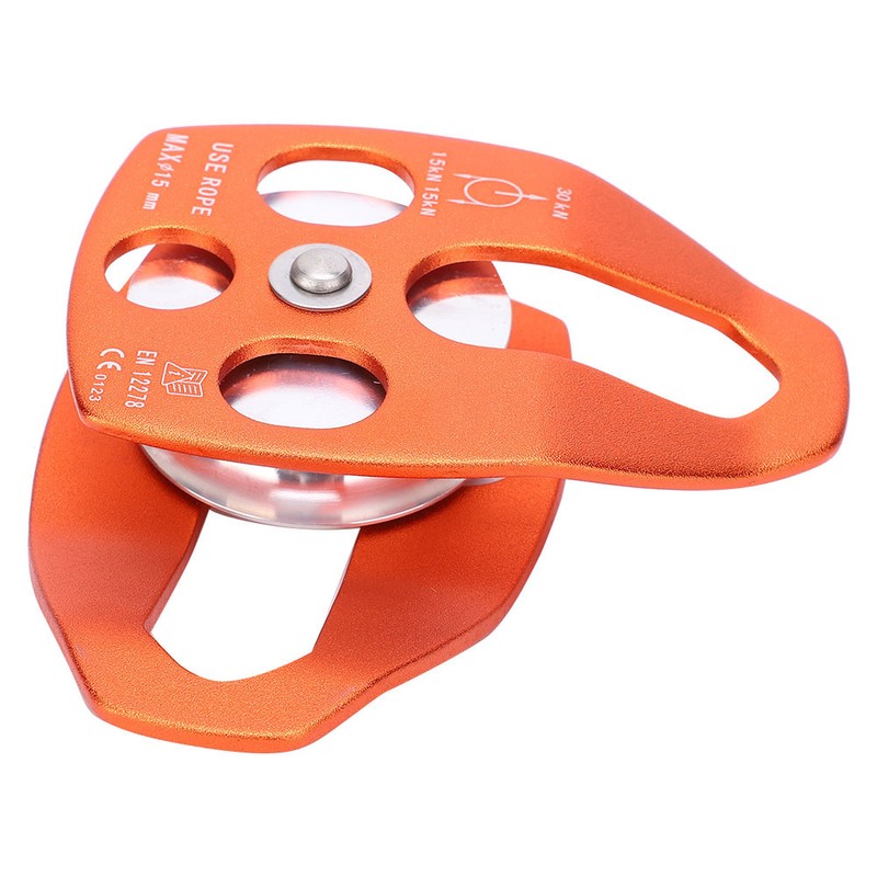 30KN Large Single Pulley Bearing Sheave Sliding Side Plate for