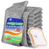Non Scratch Wire Dishcloth 6 Pack with 1pcs Kitchen Sponges