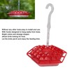 Hex Hummingbird Feeder Horizontal Hanging Bird Feeding Tray for Garden