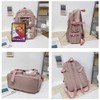 Kawaii Backpack Large Capacity Cute Bear Accessories Backpack for School