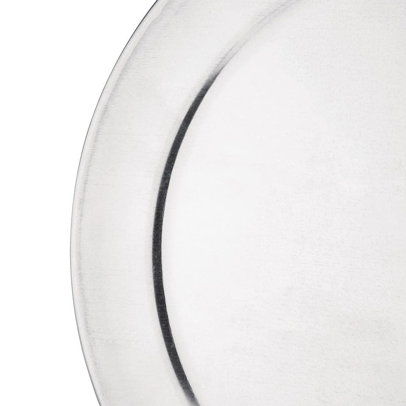 Vogue GE196 Aluminium Pizza Tray Wide Rim 20cm Baking Oven