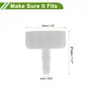 HOPESPANNER Plastic Hose Barb Fitting 5/32" Hose ID 1/2" GTH