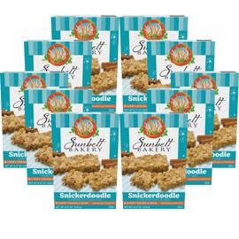 Sunbelt Bakery Snickerdoodle Chewy Granola Bars, 10 Boxes, 80 Individually Wrapped