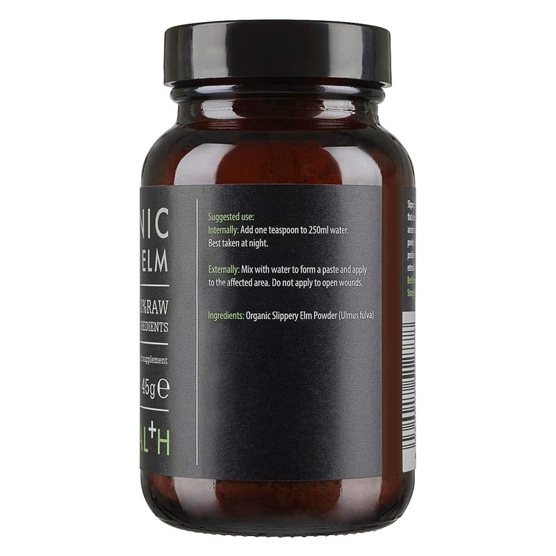KIKI Health Organic Slippery Elm Powder 45g - Suitable for