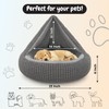 HOME ARCHIVE Soft Pet Bed for Small Dogs with Attached