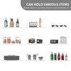 Sezanrpt 12 Inches Clear Wall Shelves, Moisture-Proof, Acrylic Bathroom Wall
