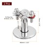 sourcing map 2 Pack Pipe Support, Stainless Steel Pipe Support