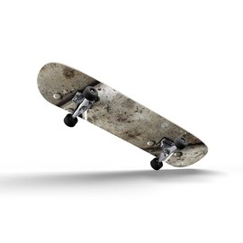 DesignSkinz - Decorative and Protective Scratch Resistant Skin Vinyl Wrap Kit for Skateboard Decks - Bolted Steal Plates V2