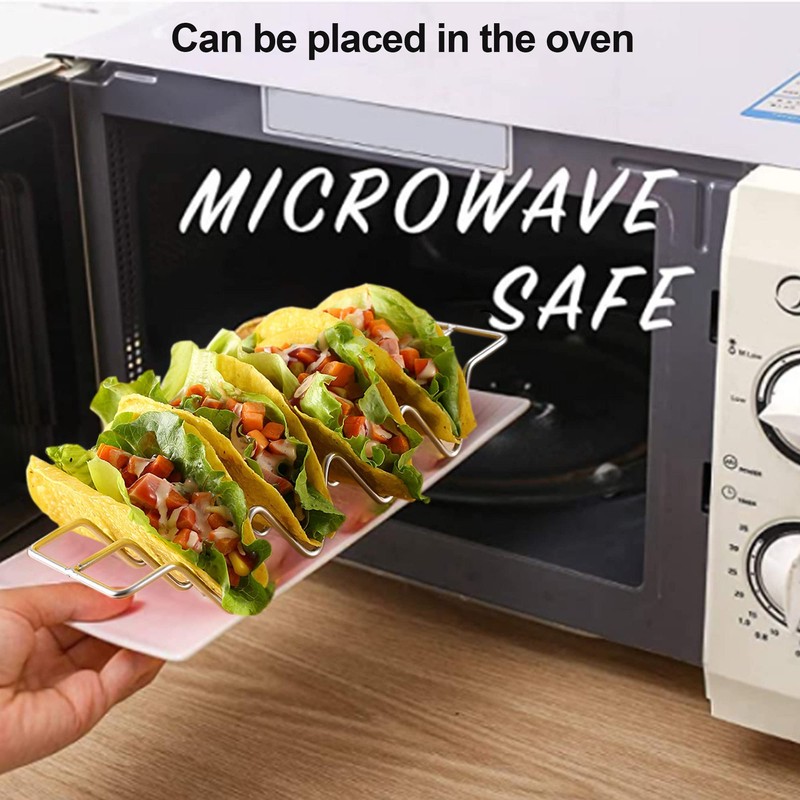 Mollytek Taco Holder, Taco Stand, 2 Pieces, Taco Shell Holder,
