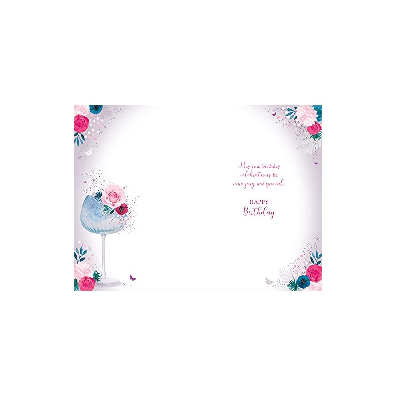 For My Wonderful Friend Birthday Card - Size 6" X