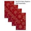 Newbridge Fancy Metallic Snowflake Christmas No-Iron Soil Resistant Fabric Holiday