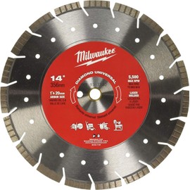 Milwaukee 49-93-7140 14" Diamond Universal Segmented-Turbo