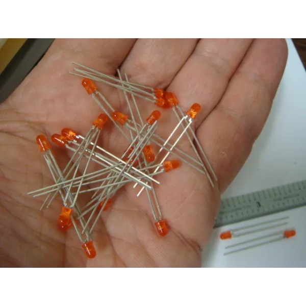 OSRAM One Lot 400 ORANGE 3mm OSRAM LO3366 LED's -