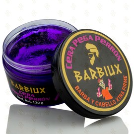Barbiux Cera Pega Perron para Cabello y Barba Fijación Extrema Xtra Firme 120g