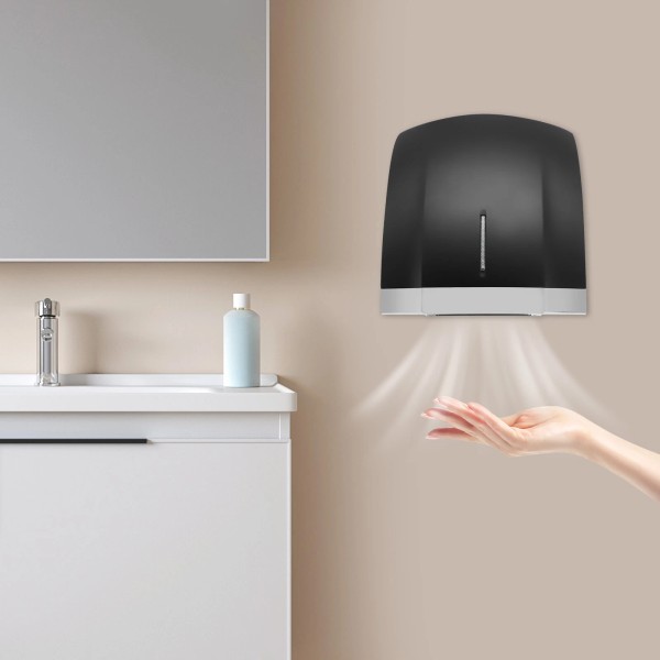 TBvechi 1800W Automatic Electric Hand Dryer - High-Speed Touchless Hot