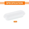 uxcell 4Pcs Toilet Seat Buffer, Anti-Slip Plastic Toilet Seat Bumper,