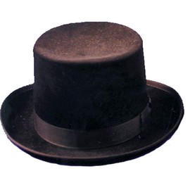 TOP HAT FELT QUAL BROWN XLG