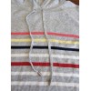 Charter Club Women's Size Small Charter Club Striped Hooded Sweater