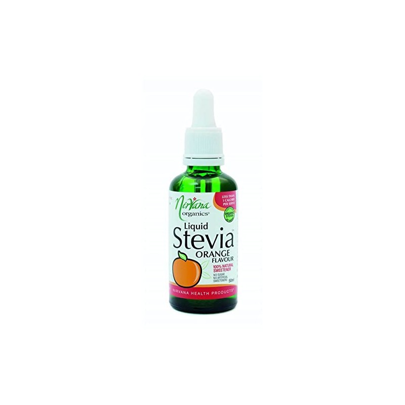 Nirvana Organics Orange Flavour Stevia Liquid 50 ml