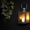 Esschert Design Wall Lantern Silver-Coloured 23 cm - Metal and