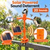 Solar Wind Powered Bird Repeller for Outdoor Use – 360°