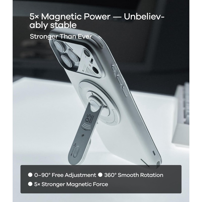 Aulumu G05 Air for MagSafe Grip Stand | Rotation Angle