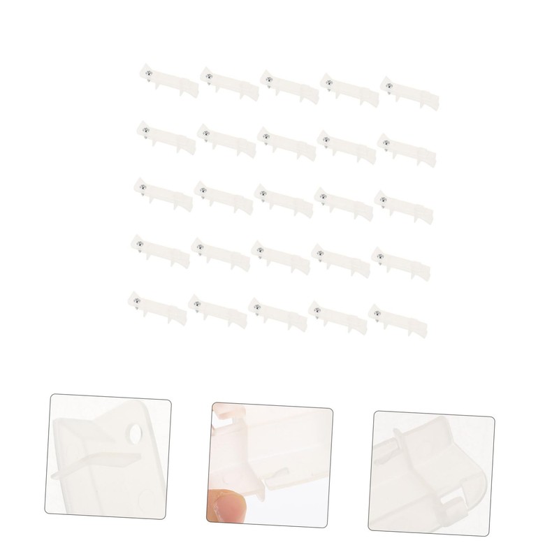 TEHAUX 25pcs Rotary Buckle LED Indoor Soft Shade Ceiling Buckle