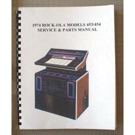 Rock-ola 453/454 & 456 Jukebox Manual