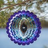 VP Home Floral Burst Mandala Kinetic 3D Metal Outdoor Garden
