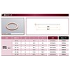 Cosmo Tech ICF34 Gasket, Oxygen Free Copper, 5 Pieces, 5