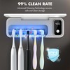 Auntyfey Sanitizeri Toothbrush Cleaner with 5 Slots, Smart Sanitizeri Toothbrush
