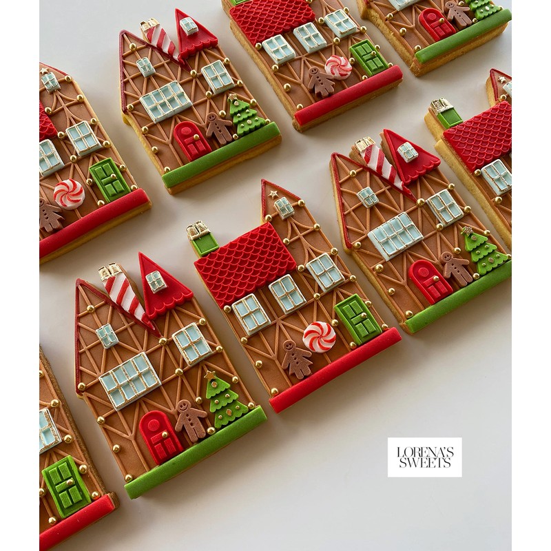 Lorena's Sweets Cookie Decoration Kit GINGER HOUSES