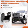 Heavy Duty Shock Brackets for Off-Road Trailers, Thick Weld-On Shock