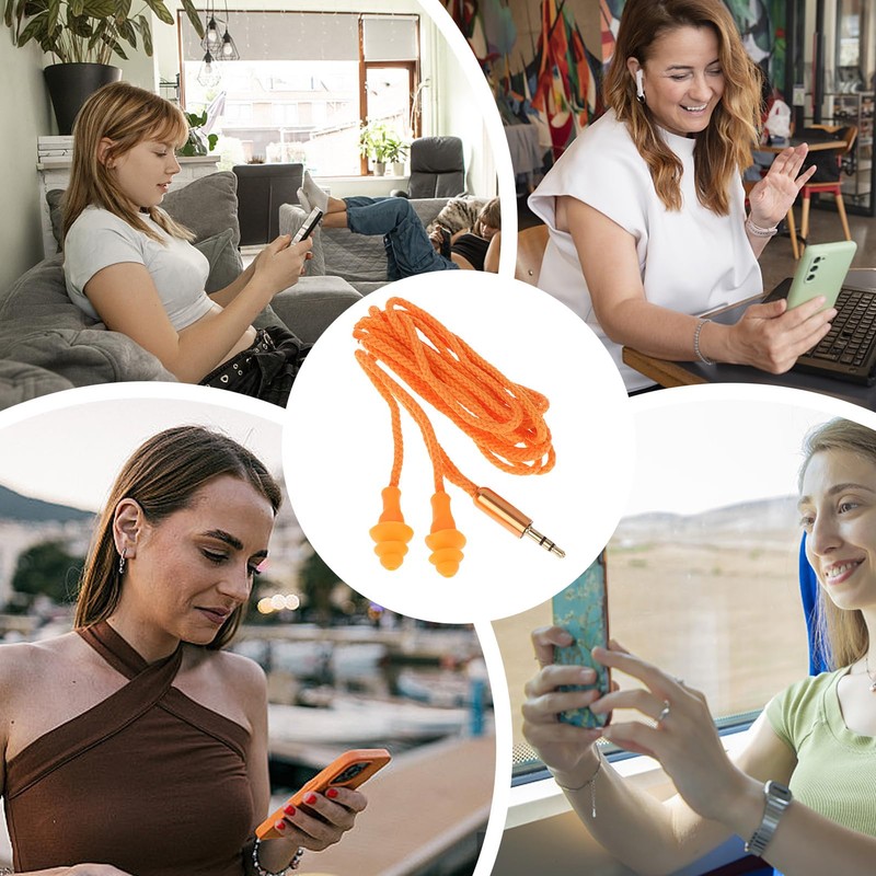Construction Earbuds,Work Earbuds - with Clips 100dB Soundproof Headphones for