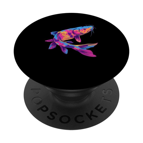 Kuhli Loach Vaporwave PopSockets Standard PopGrip
