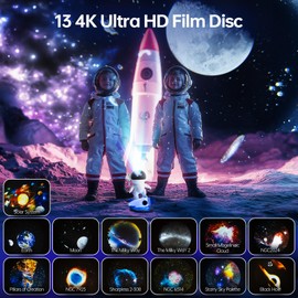 Astronaut Galaxy Projector, 13 in 1 Planetarium Star Projector Galaxy Light Realistic Starry Sky LED Night Light with Solar System Nebula for Adults Home Christmas Gifts