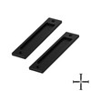2 Pack Barn Door Handles, 6 Inch Flush Door Pull,