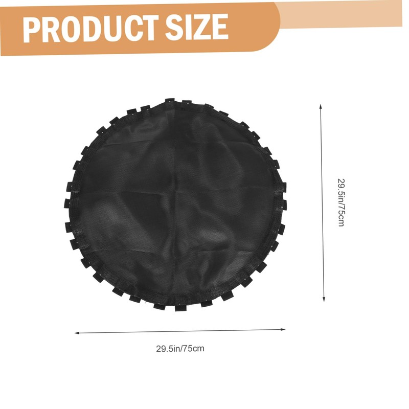 SUPVOX Trampoline Accessory Trampoline Pad for Replacement Mat Black Round