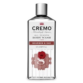 Cremo All Season Body Wash, Bourbon & Oak, 16 Ounce (Pack of 3)