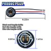 2PCS 1157 LED Bulb Socket Plug, Turn Signal, Brake Light,